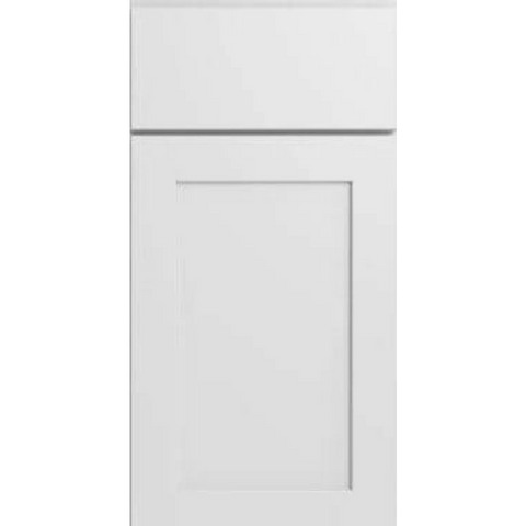 KCD Shaker Designer White Slab Door Sample