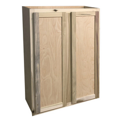 Kitchen Wall Cabinet | Unfinished Poplar | Shaker Style | 30x42x12 in