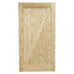 42" Z Clear Pine Interior Barn Door