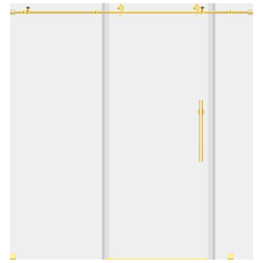 ULTRA-C 68-72 W x 76 H Sliding Shower Door in Brushed Gold