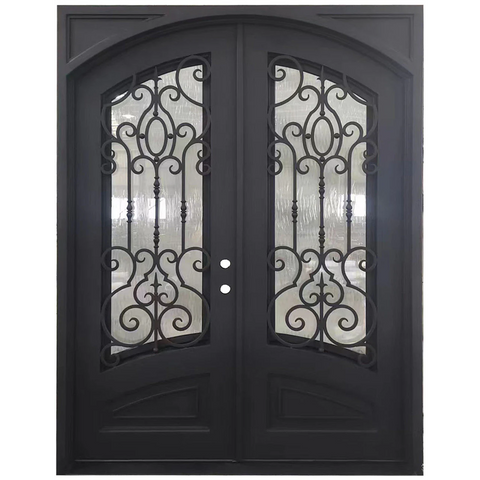 Cielo 6/0x8/0 Wrought Prehung Iron Exterior Door