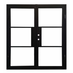 5/0x6/8 French Exterior Wrought Iron Prehung Door