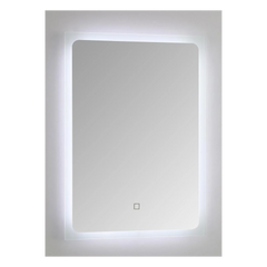 Square LED Bathroom Wall Mirror | 19.5X27.5 in