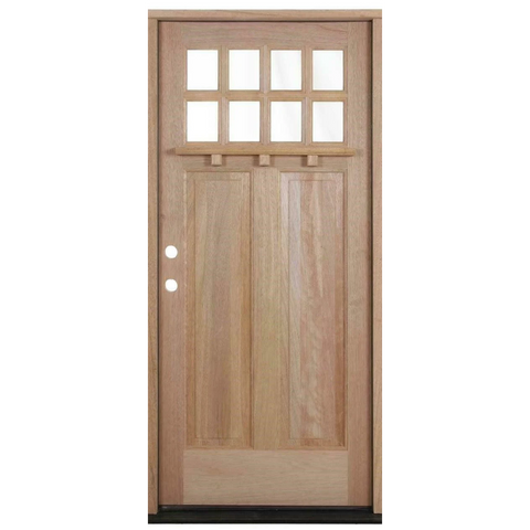 Crafstman 3/0x6/8 Exterior Mahogany Prehung Door