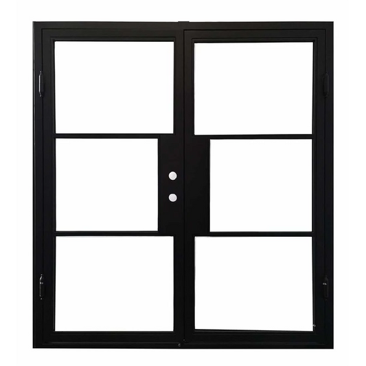 5/0x6/8 French Exterior Wrought Iron Prehung Door