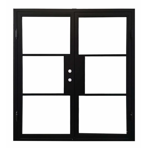 6/0x6/8 French Exterior Wrought Iron Prehung Door