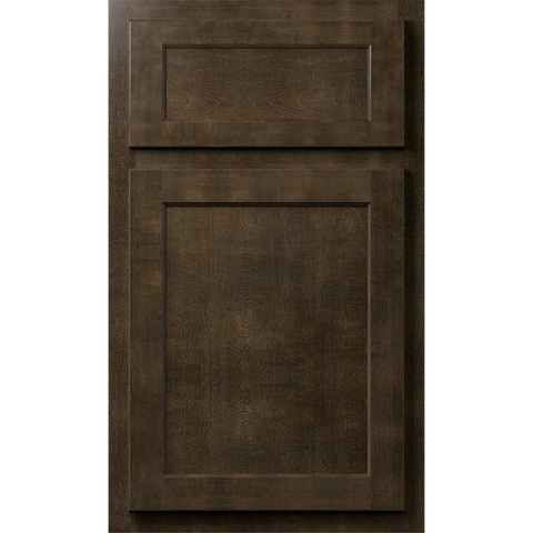 Fabuwood Quest Metro Java Recessed Panel Brown Door Sample