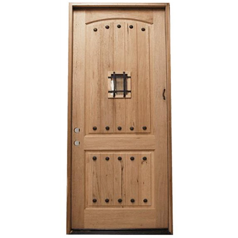 3/0x6/8 Speakeasy Mahogany Prehung Exterior Door