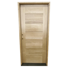 3/0x8/0 Horizontal Line Exterior Mahogany Door