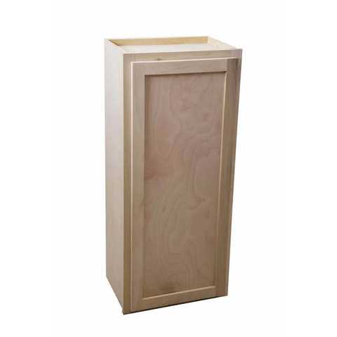 Kitchen Wall Cabinet | Unfinished Poplar | Shaker Style | 21x42x12 in