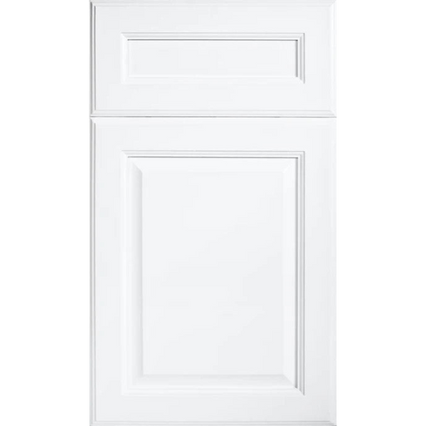 Fabuwood Value Premium Hallmark Frost Recessed Panel White Door Sample