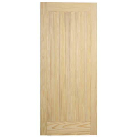 36" One Panel Clear Pine Interior Barn Door