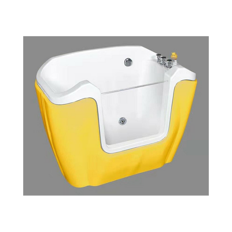 Yellow Bathtub for Pets