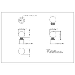 Davis 1-1/8" Diameter Round Knob