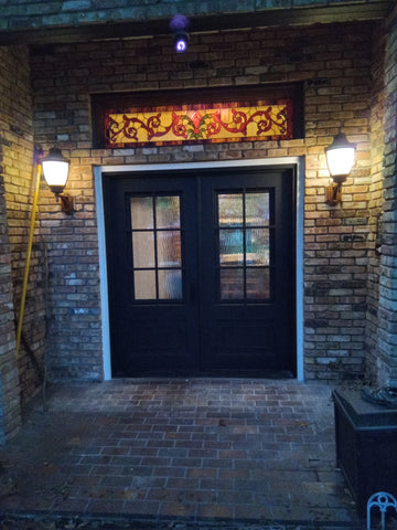 6/0x6/8 6 Lite Wrought Iron Prehung Front Door