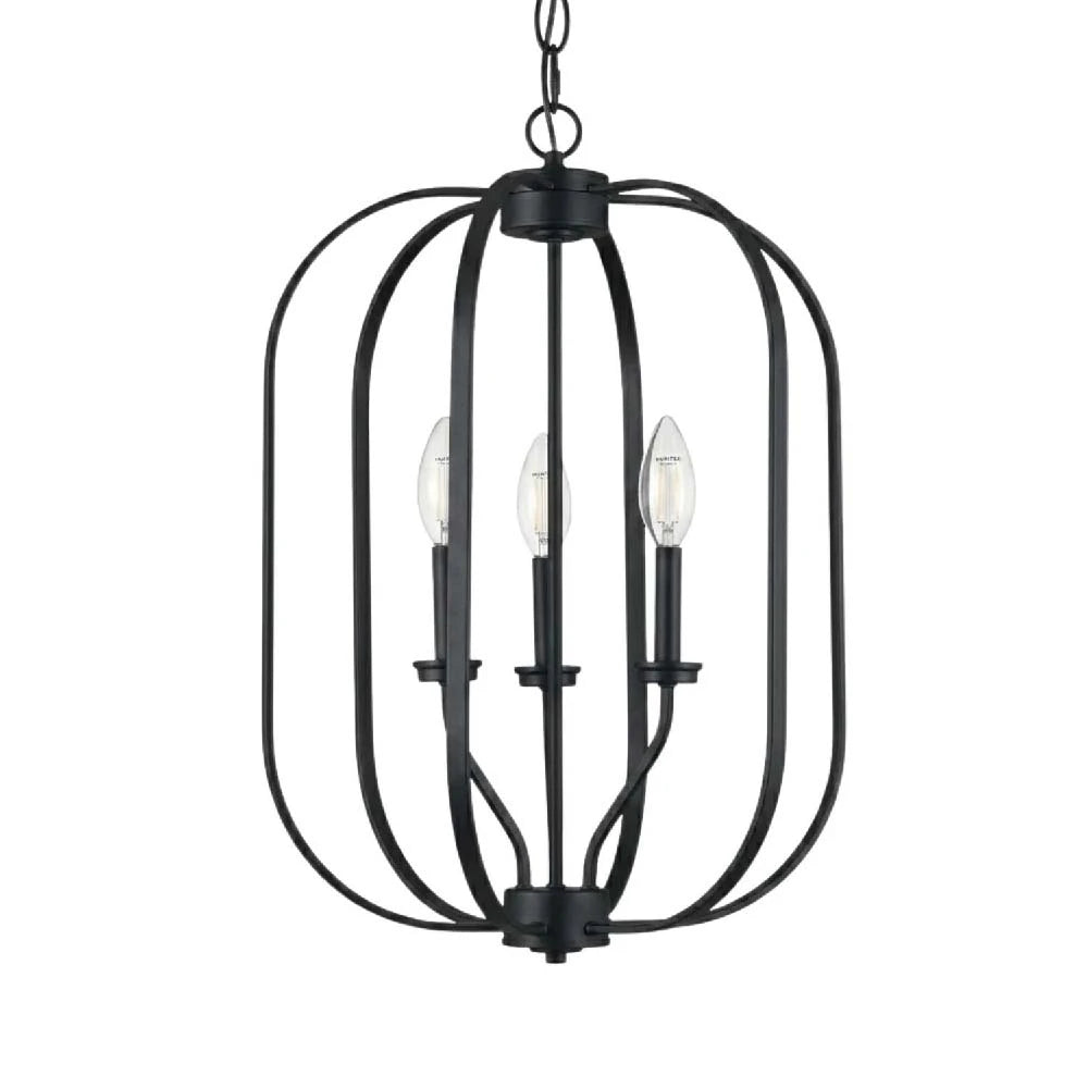 Victoria Series 3-Light Medium Entry Cage - MB