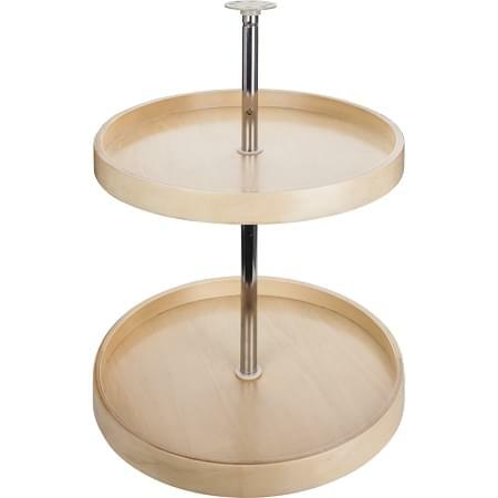 24 Round Banded Lazy Susan Set