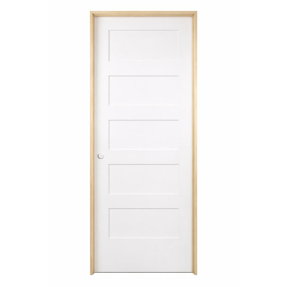 24inx80inShaker5-PanelSolidCorePrimedMDFPrehungInteriorDoor_1