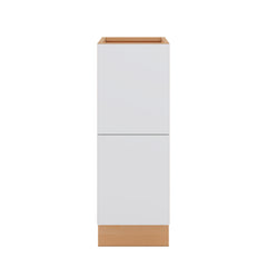 Modernform Cabinet Matte White 12" W X 34 1/2" H X 24" D  2 Drawer Base Cabinet