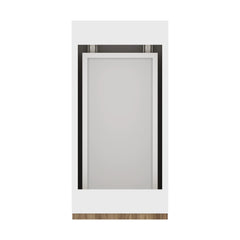 Modernform Cabinet Walnut 12" W X 34 1/2" H X 24" D  2 Drawer Base Cabinet
