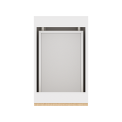 Modernform Cabinet Natural Oak 15" W X 34 1/2" H X 24" D  2 Drawer Base Cabinet