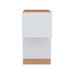 Modernform Cabinet Matte White 18" W X 34 1/2" H X 24" D  2 Drawer Base Cabinet