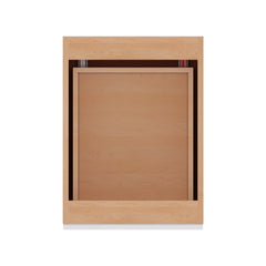 Modernform Cabinet Matte White 18" W X 34 1/2" H X 24" D  2 Drawer Base Cabinet