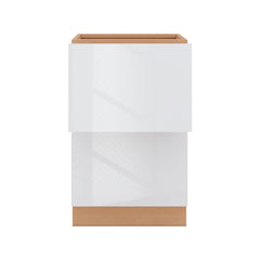 Modernform Cabinet Gloss White 21" W X 34 1/2" H X 24" D  2 Drawer Base Cabinet