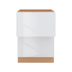 Modernform Cabinet Gloss White 24" W X 34 1/2" H X 24" D  2 Drawer Base Cabinet