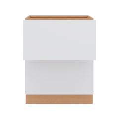 Modernform Cabinet Matte White 27" W X 34 1/2" H X 24" D  2 Drawer Base Cabinet