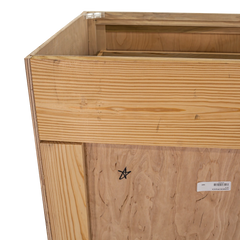 Kitchen Drawer Base Cabinet | Unfinished Poplar | Shaker Style | 30 in | 2 Drawer