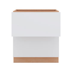 Modernform Cabinet Matte White 30" W X 34 1/2" H X 24" D  2 Drawer Base Cabinet