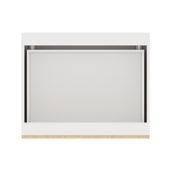 Modernform Cabinet Natural Oak 30" W X 34 1/2" H X 24" D  2 Drawer Base Cabinet