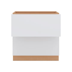 Modernform Cabinet Matte White 33" W X 34 1/2" H X 24" D  2 Drawer Base Cabinet