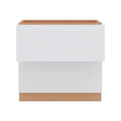 Modernform Cabinet Matte White 36" W X 34 1/2" H X 24" D  2 Drawer Base Cabinet