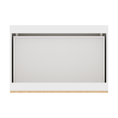 Modernform Cabinet Natural Oak 36" W X 34 1/2" H X 24" D  2 Drawer Base Cabinet