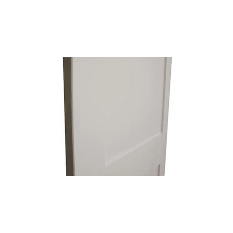 32 in x 80 in White Shaker 2-Panel Solid Core Primed MDF Interior Door Slab