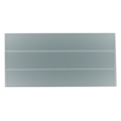 Vetro Crystal Blue Glass Mosaic Backsplash Subway Tile | 2"x12"