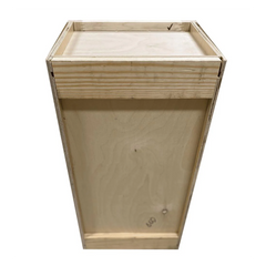 Kitchen Wall Cabinet | Unfinished Poplar | Shaker Style | 18x30x12 in.