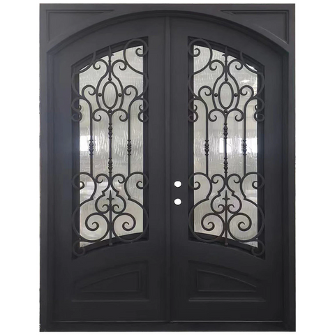 Cielo 6/0x8/0 Wrought Prehung Iron Exterior Door