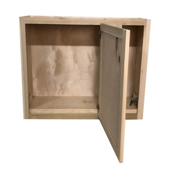 Kitchen Blind Wall Cabinet | Unfinished Poplar | Shaker Style | 36x30x12 in.