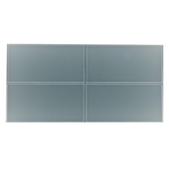 Vetro Crystal Blue Glass Mosaic Backsplash Subway Tile | 3"x6"