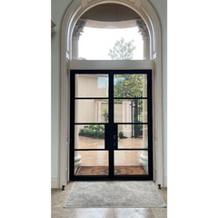 5/0x8/0 French Exterior Wrought Iron Prehung Door