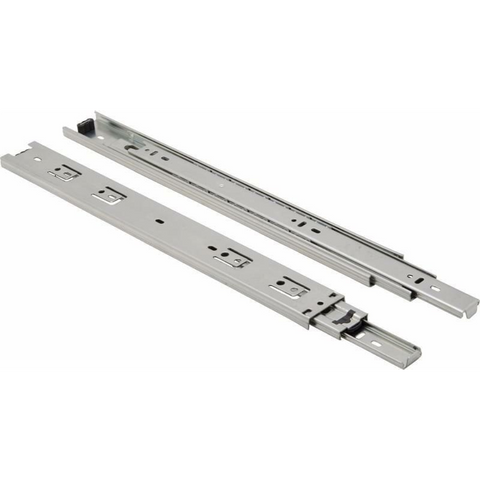 24" Heavy Duty 100 lb Full Extension Ball Bearing Drawer Slide Pair