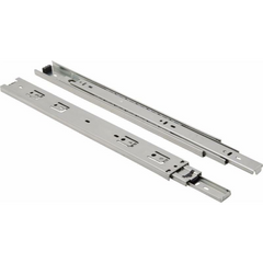 24" Heavy Duty 100 lb Full Extension Ball Bearing Drawer Slide Pair