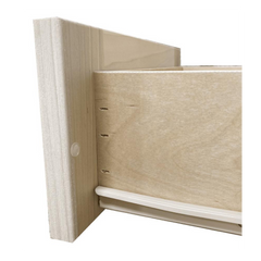 Kitchen Base Cabinet | Unfinished Poplar | Shaker Style | 36 in
