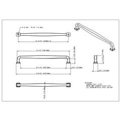 Fontana 224 mm Center-to-Center Bar Pull