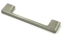 3-3/4 in Flat Cabinet Pull in Satin Nickel