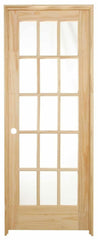 30 x 68 15 Lite Pine Interior Door or Prehung