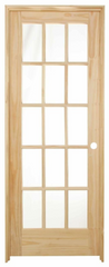32" x 6'8" 15 Lite Pine Interior Prehung Door